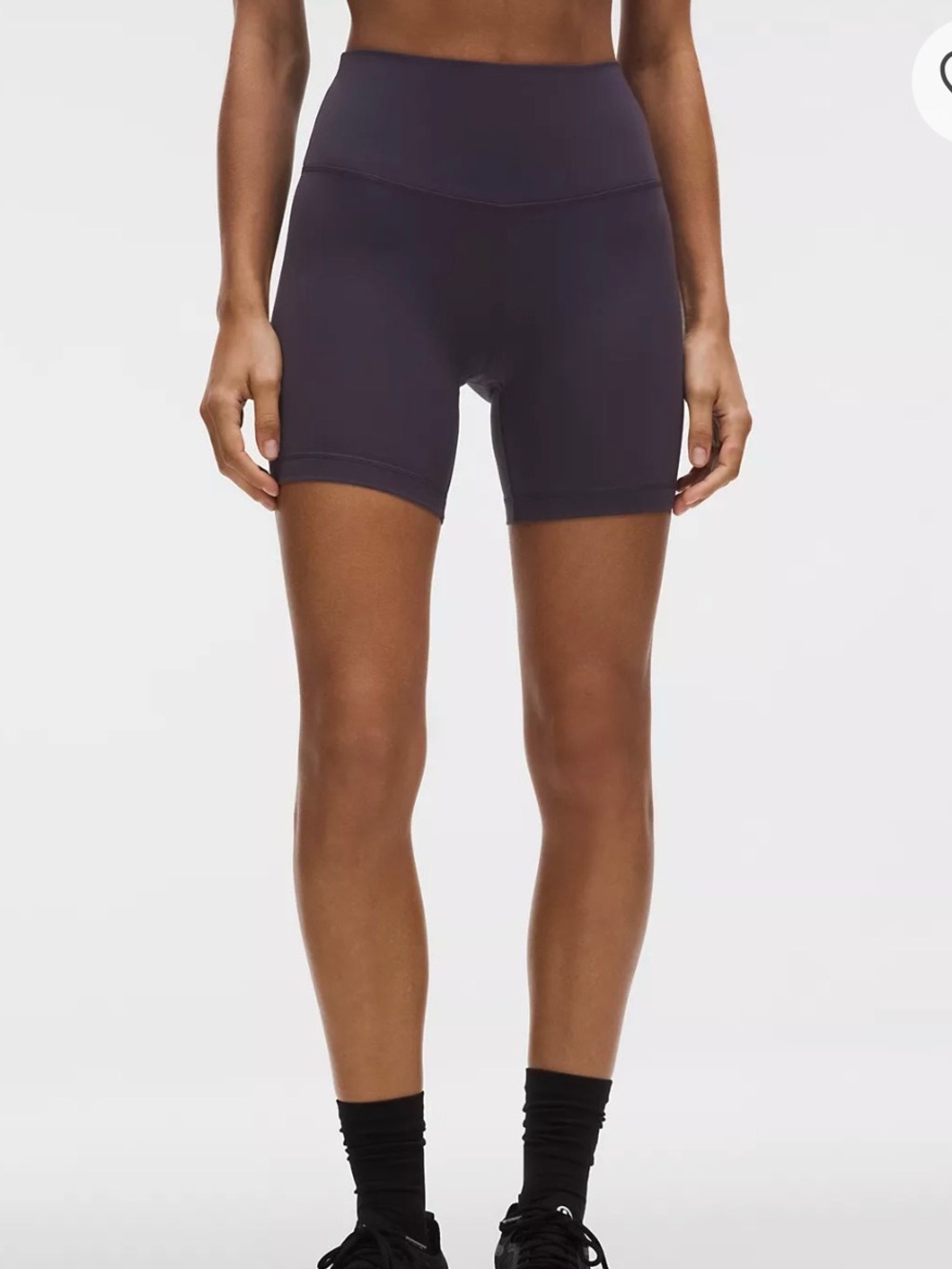 lululemon athletica Wide-Waist Lavender Bike Shorts
